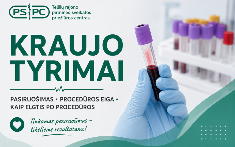 Aktuali informacija pacientams