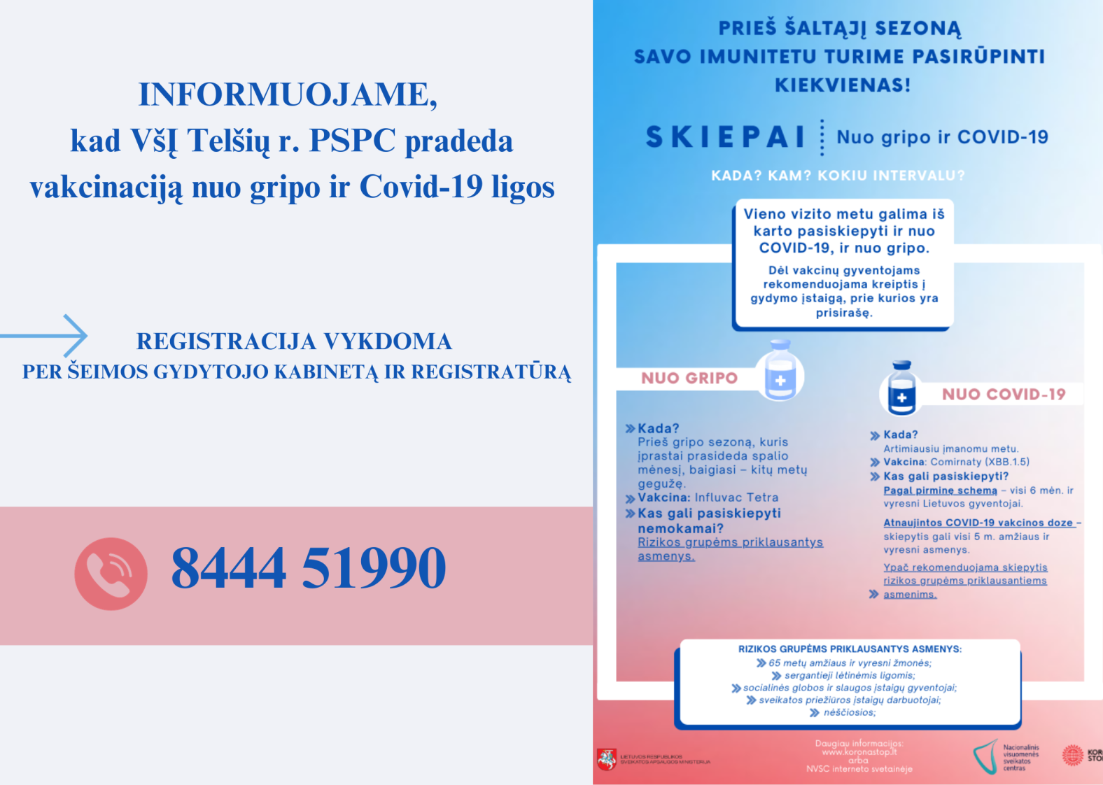 Informacija pacientams
