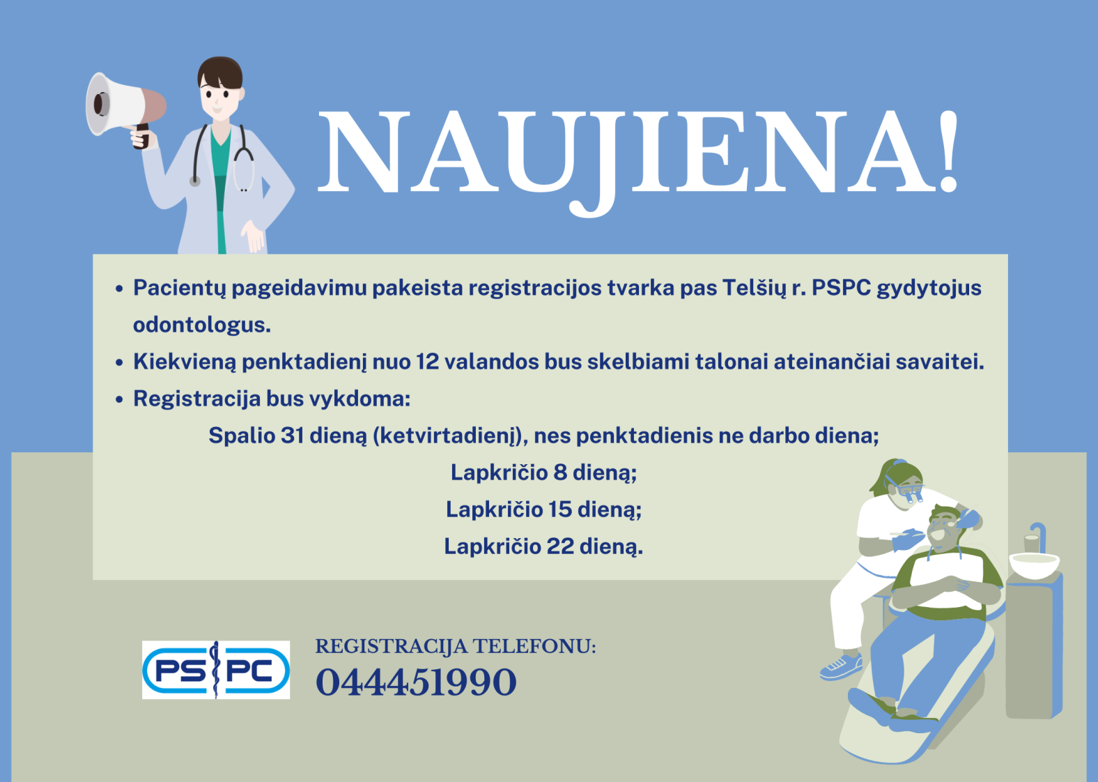 Aktuali informacija!