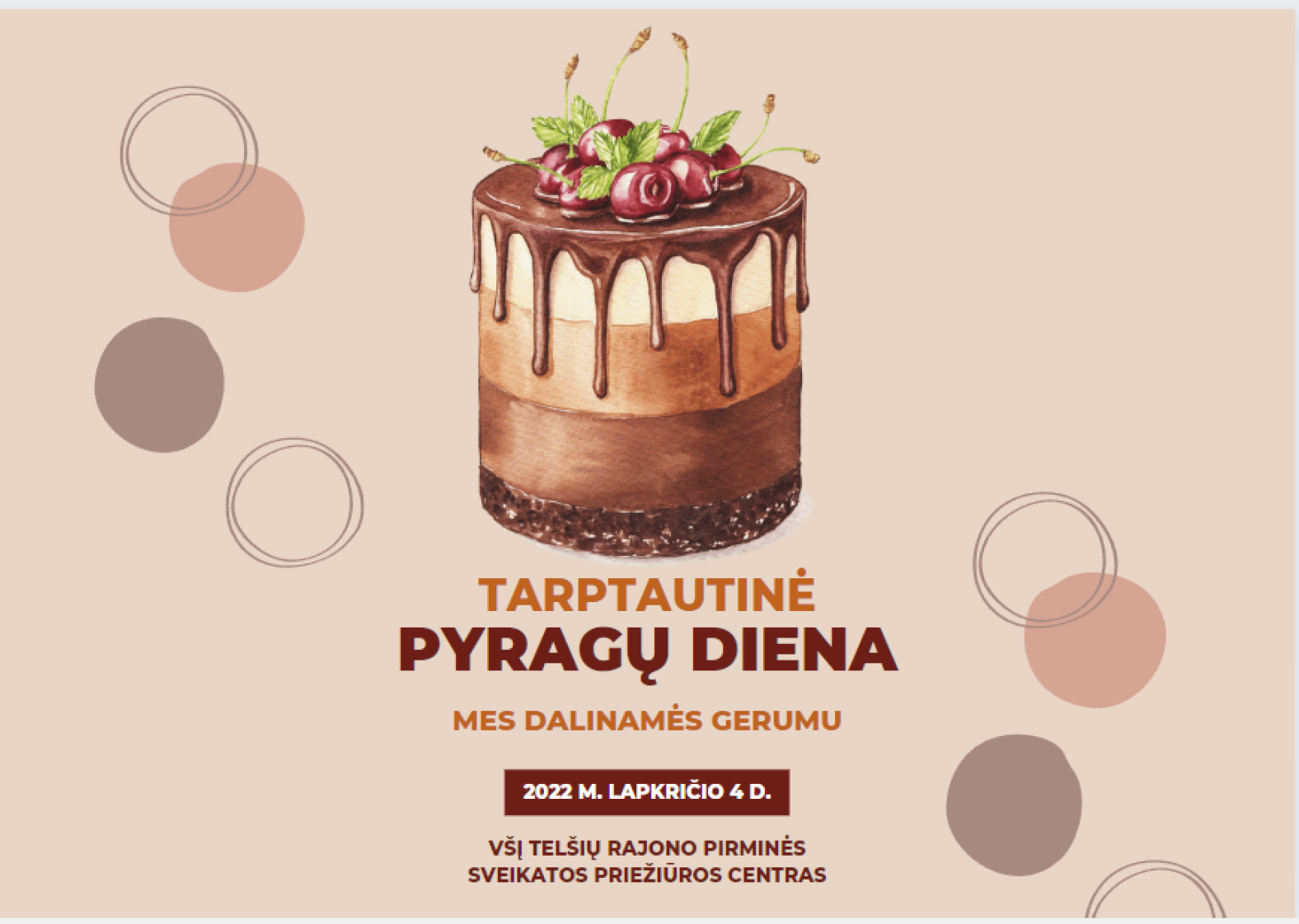 2022-11-04 Pyragų diena