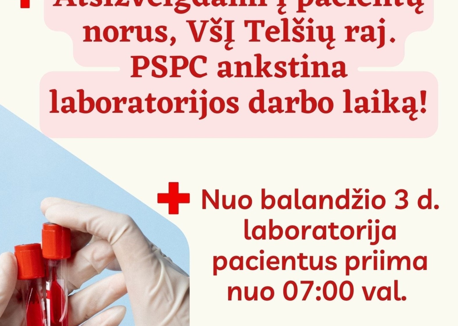 Gerbiami VšĮ Telšių r. PSPC pacientai