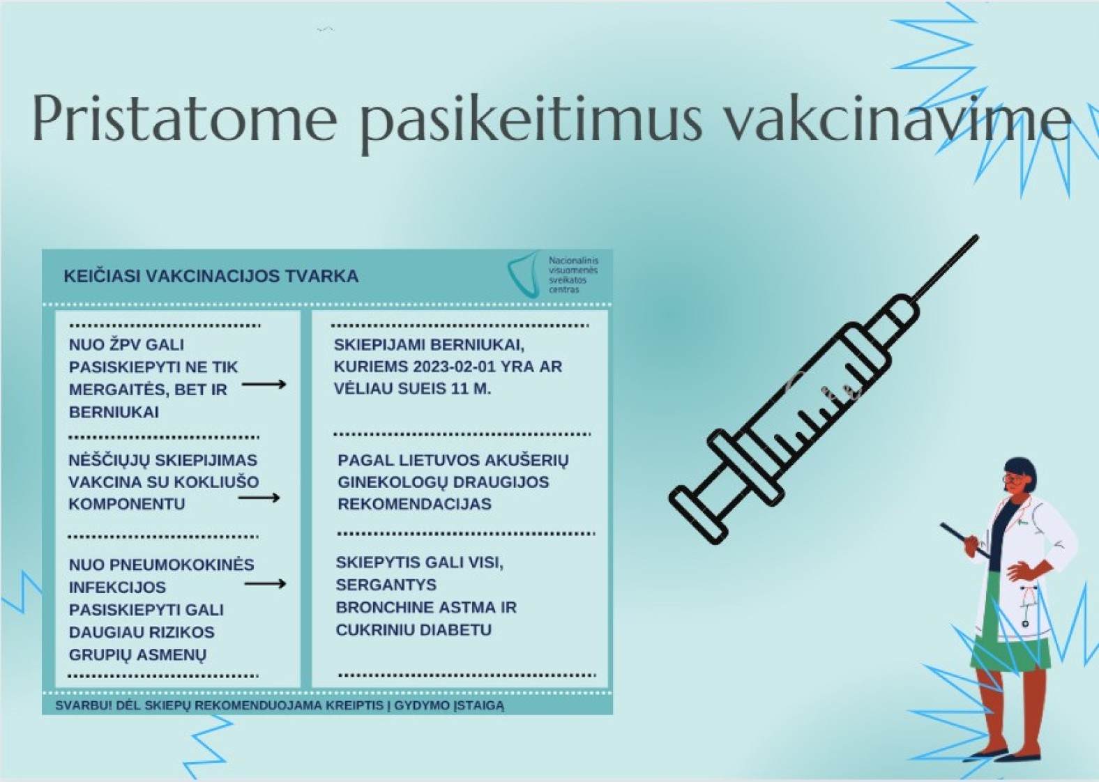 Informacija pacientams