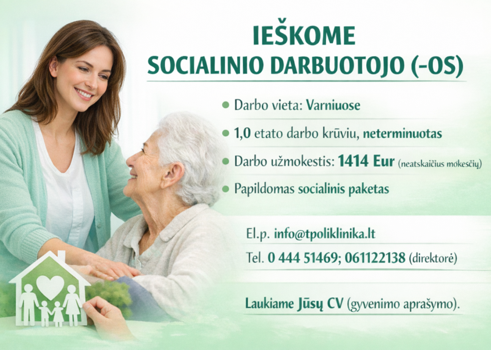 Darbo pasiūlymas