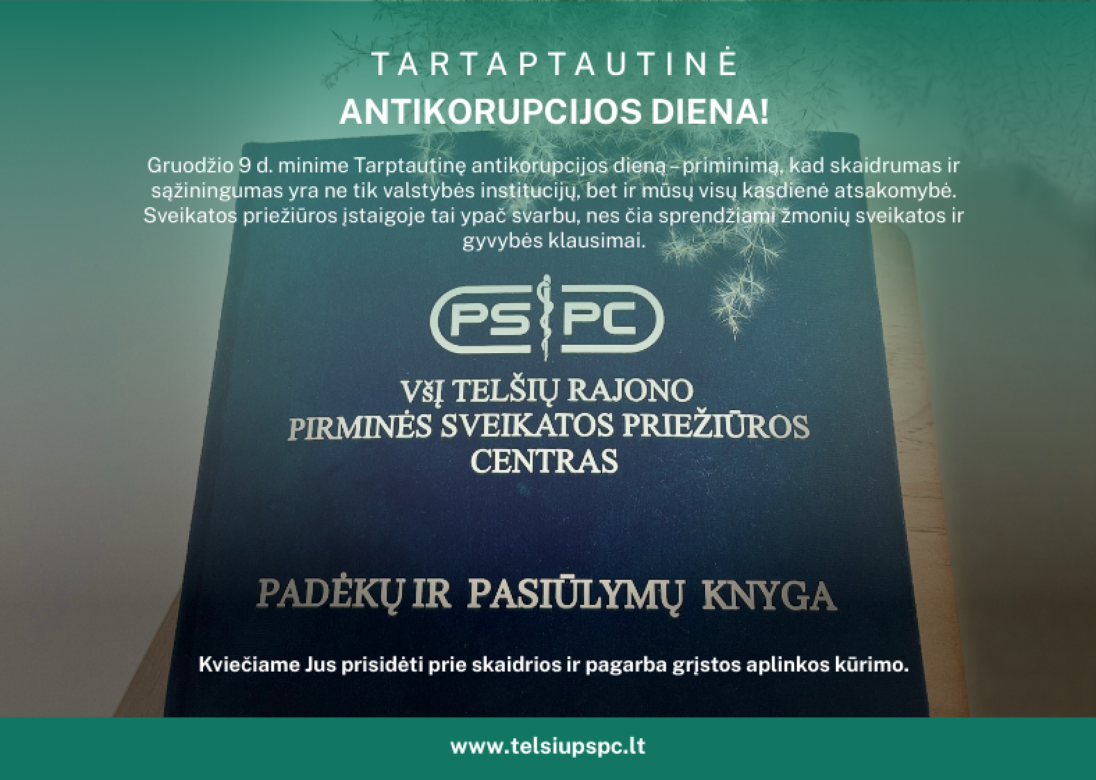 Kviečiame būti pokyčio dalimi!