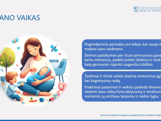 Šeimų lankymo specialisto svarba. Pranešėjas: LSMU doktorantė Milda Naginevičiūtė-10