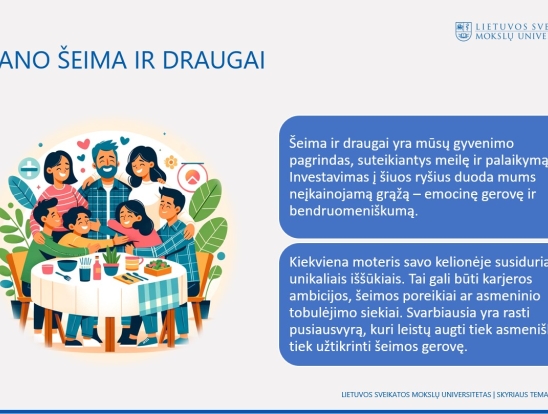 Šeimų lankymo specialisto svarba. Pranešėjas: LSMU doktorantė Milda Naginevičiūtė-12
