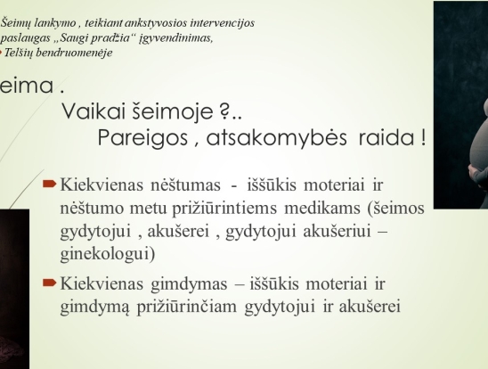 Pagalbos poreikis besilaukiančioms moterims ir pagimdžius. Mito ,,Jau pagimdžiau ne vieną vaiką ir patirties turiu“ pagrįstumas mediko požiūriu. Pranešėjas: Gydytojas akušeris – ginekologas Antanas Gudauskas.-10