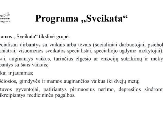 Šeimų lankymo, teikiant ankstyvosios intervencijos paslaugas, modelis – vizija, tikslai, patirtys. Pranešėjas: VšĮ Telšių rajono pirminės sveikatos priežiūros centro slaugos administratorė Inga Akstinaitė.-3
