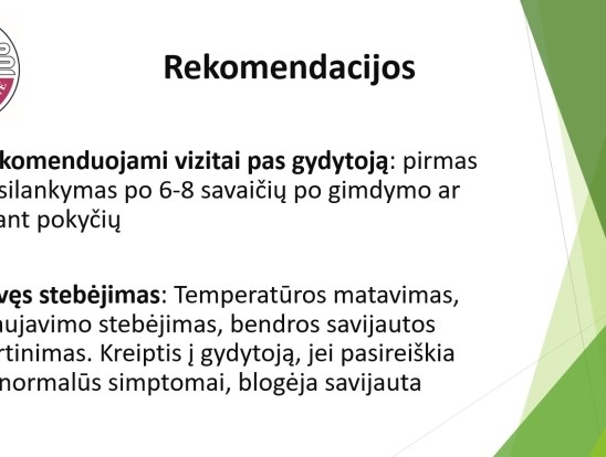 Pogimdyvinis laikotarpis. Fizinė mamos būklė, kas yra norma, o kas ne. Pranešėjas: Telšių regioninės ligoninės Akušerijos - ginekologijos skyriaus vedėjas gydytojas akušeris ginekologas Tomas Lūža -7